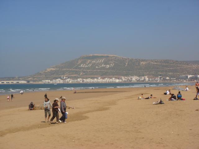 Piękna plaża - Agadir